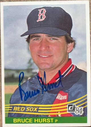 Bruce Hurst Signed 1984 Donruss Baseball Card - Boston Red Sox - PastPros