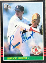 Bruce Hurst Signed 1985 Donruss Baseball Card - Boston Red Sox