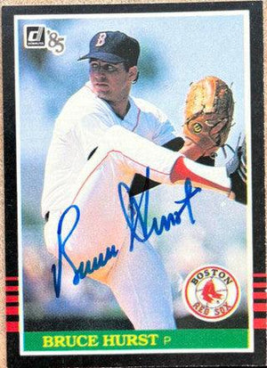Bruce Hurst Signed 1985 Donruss Baseball Card - Boston Red Sox - PastPros