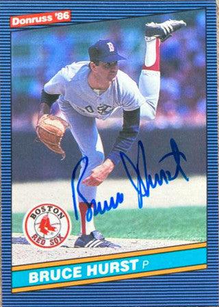 Bruce Hurst Signed 1986 Donruss Baseball Card - Boston Red Sox - PastPros