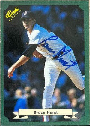 Bruce Hurst Signed 1987 Classic Baseball Card - Boston Red Sox - PastPros