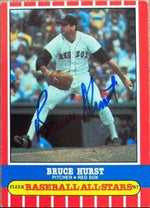 Bruce Hurst Signed 1987 Fleer All-Stars Baseball Card - Boston Red Sox