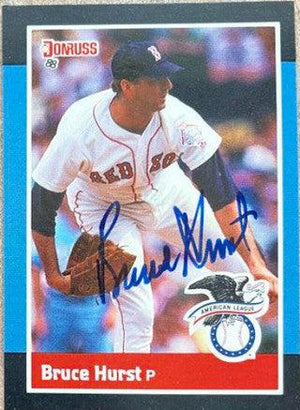 Bruce Hurst Signed 1988 Donruss All-Stars Baseball Card - Boston Red Sox - PastPros
