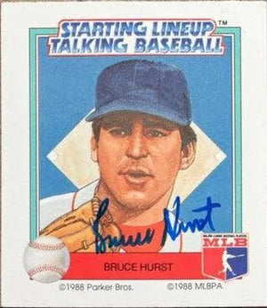 Bruce Hurst Signed 1988 Starting Lineup Talking Baseball Card - Boston Red Sox
