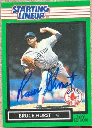 Bruce Hurst Signed 1989 Kenner Starting Lineup Baseball Card - Boston Red Sox
