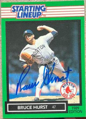 Bruce Hurst Signed 1989 Kenner Starting Lineup Baseball Card - Boston Red Sox - PastPros