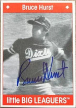 Bruce Hurst Signed 1990 Little Big Leaguers Baseball Card