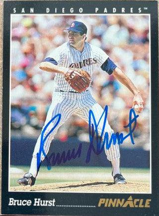 Bruce Hurst Signed 1993 Pinnacle Baseball Card - San Diego Padres - PastPros