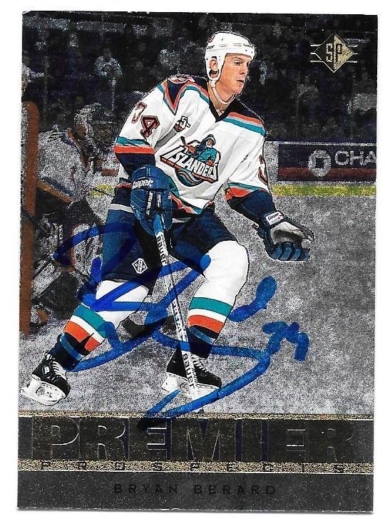 Bryan Berard Signed 1996-97 SP Hockey Card - New York Islanders - PastPros