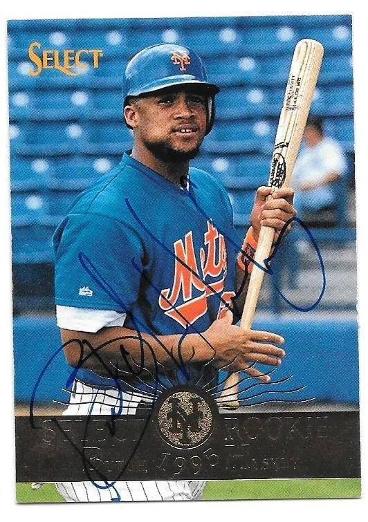Butch Huskey Signed 1995 Select Baseball Card - New York Mets