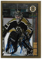 Byron Dafoe Signed 1998 - 99 O - Pee - Chee Chrome Hockey Card - Boston Bruins - PastPros