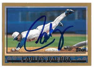 Carlos Baerga Signed 1998 Topps Baseball Card - New York Mets