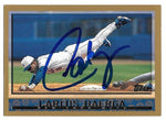 Carlos Baerga Signed 1998 Topps Baseball Card - New York Mets - PastPros