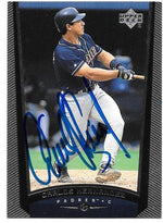 Carlos Hernandez Signed 1999 Upper Deck Baseball Card - San Diego Padres - PastPros