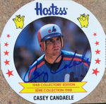 Casey Candaele Signed 1988 Hostess Baseball Card - Montreal Expos - PastPros