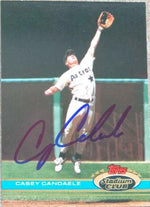 Casey Candaele Signed 1991 Topps Stadium Club Baseball Card - Houston Astros - PastPros