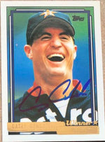 Casey Candaele Signed 1992 Topps Gold Winner Baseball Card - Houston Astros - PastPros