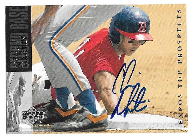 Chris Martin Signed 1994 Upper Deck Top Prospects Baseball Card - Montreal Expos - PastPros