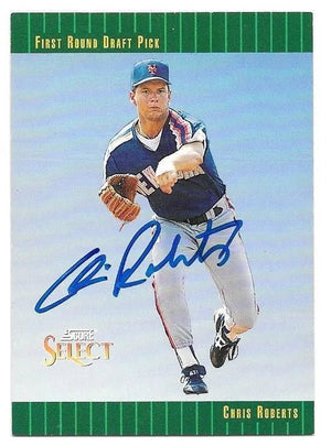 Chris Roberts Signed 1993 Score Select Baseball Card - New York Mets