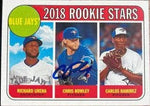 Chris Rowley Signed 2018 Topps Heritage Baseball Card - Toronto Blue Jays