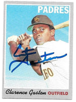 Cito Gaston Signed 1970 Topps Baseball Card - San Diego Padres