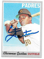 Cito Gaston Signed 1970 Topps Baseball Card - San Diego Padres - PastPros