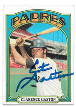 Cito Gaston Signed 1972 Topps Baseball Card - San Diego Padres - PastPros