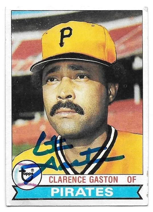 Cito Gaston Signed 1979 Topps Baseball Card - Pittsburgh Pirates