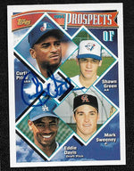 Curtis Pride Signed 1994 Topps Baseball Card -  Montreal Expos - PastPros