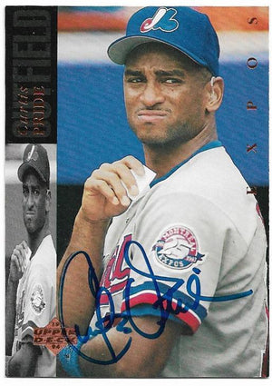 Curtis Pride Signed 1994 Upper Deck Baseball Card -  Montreal Expos - PastPros