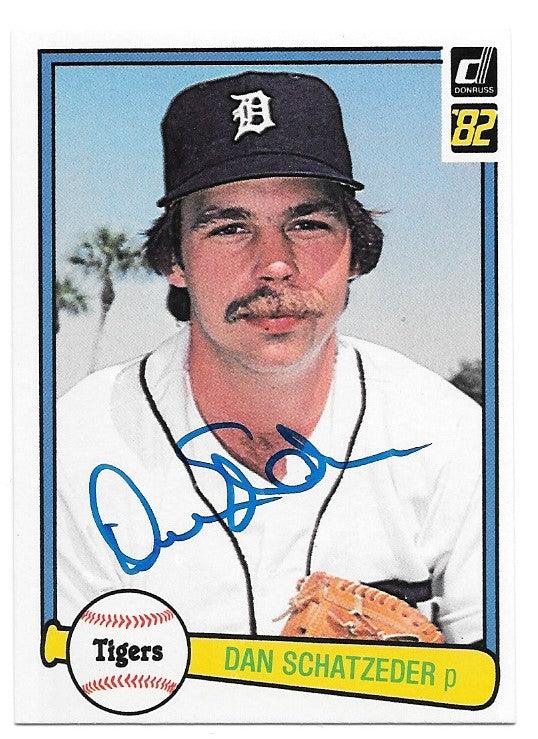 Dan Schatzeder Signed 1982 Donruss Baseball Card - Detroit Tigers - PastPros
