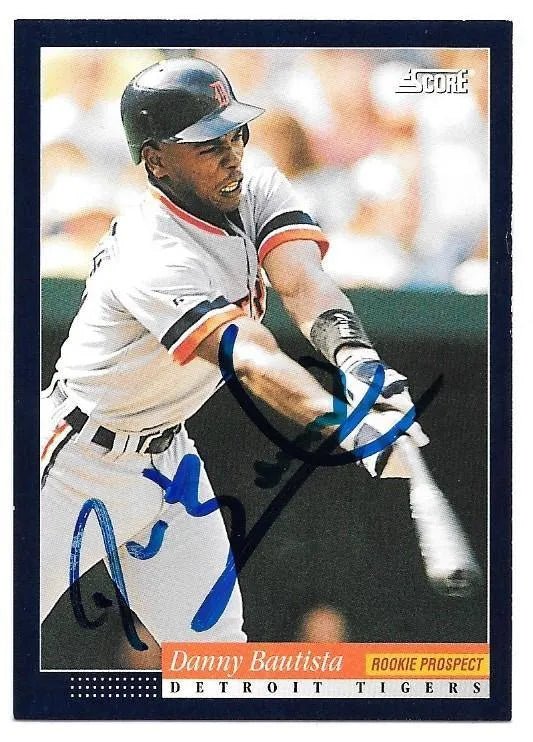 Danny Bautista Signed 1994 Score Baseball Card - Detroit Tigers