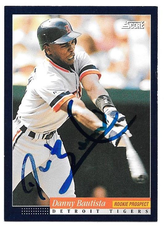 Danny Bautista Signed 1994 Score Baseball Card - Detroit Tigers - PastPros