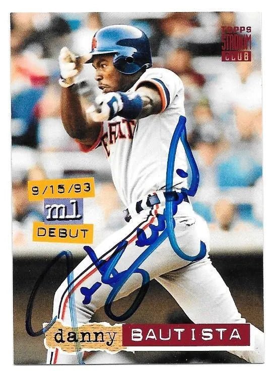 Danny Bautista Signed 1994 Topps Stadium Baseball Card - Detroit Tigers