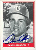 Danny Jackson Signed 1982 TCMA Baseball Card - Charleston Royals - PastPros