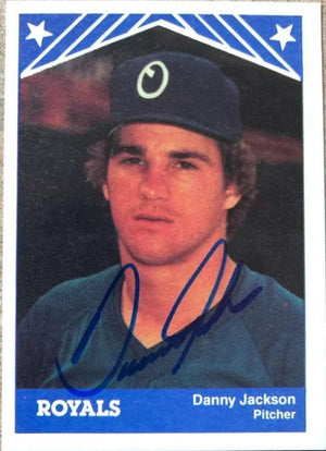 Danny Jackson Signed 1982 TCMA Baseball Card - Omaha Royals