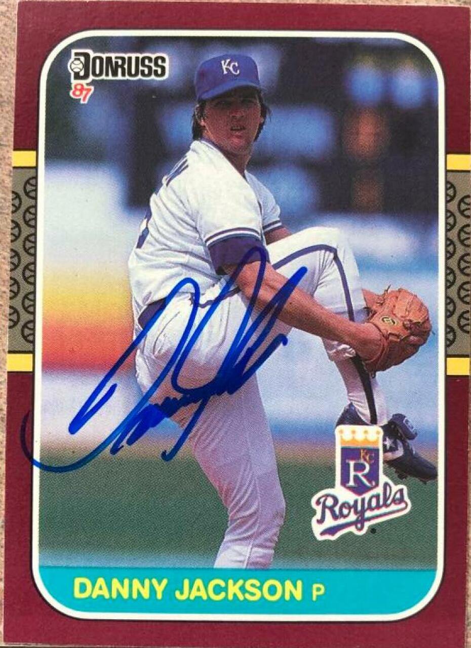 Danny Jackson Signed 1987 Donruss Opening Day Baseball Card - Kansas City Royals - PastPros