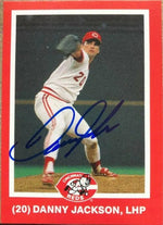 Danny Jackson Signed 1988 Kahn's Baseball Card - Cincinnati Reds