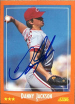 Danny Jackson Signed 1988 Score Rookie/Traded Baseball Card - Cincinnati Reds - PastPros