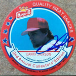 Danny Jackson Signed 1989 King B Discs Baseball Card - Cincinnati Reds - PastPros