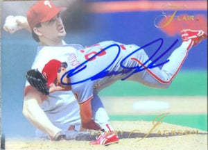 Danny Jackson Signed 1993 Flair Baseball Card - Philadelphia Phillies