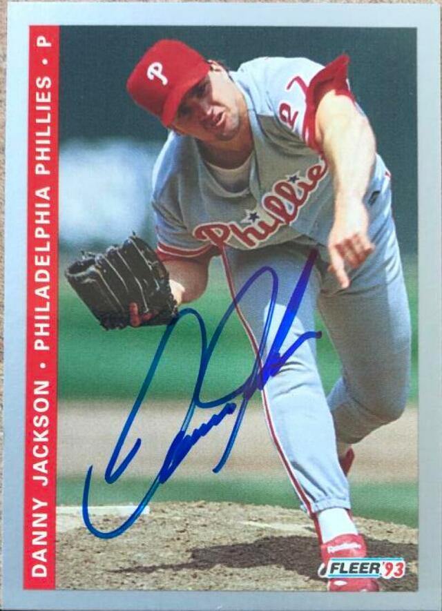 Danny Jackson Signed 1993 Fleer Final Edition Baseball Card - Philadelphia Phillies - PastPros