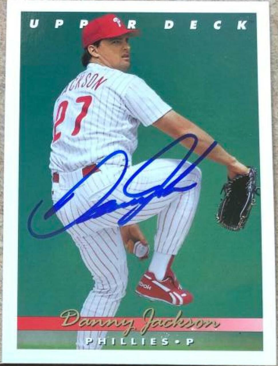 Danny Jackson Signed 1993 Upper Deck Baseball Card - Philadelphia Phillies - PastPros