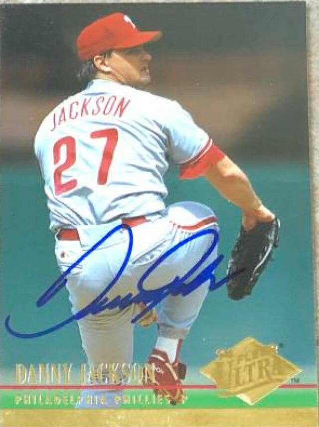 Danny Jackson Signed 1994 Fleer Ultra Baseball Card - Philadelphia Phillies - PastPros