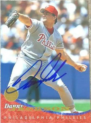 Danny Jackson Signed 1994 Leaf Baseball Card - Philadelphia Phillies