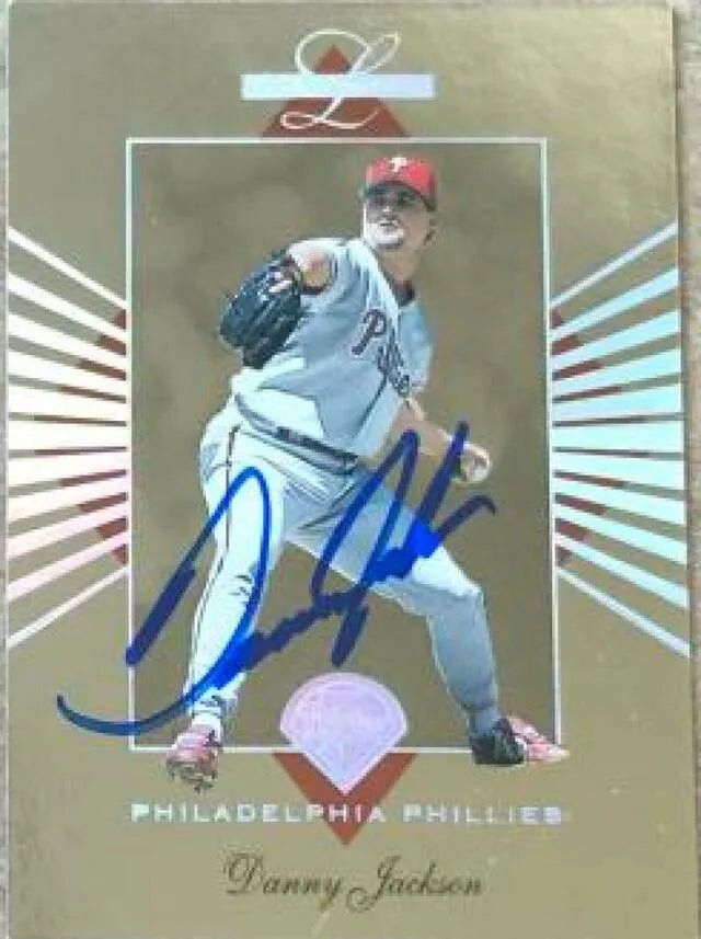Danny Jackson Signed 1994 Leaf Limited Baseball Card - Philadelphia Phillies