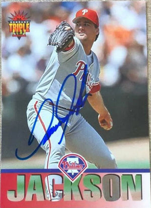 Danny Jackson Signed 1994 Triple Play Baseball Card - Philadelphia Phillies