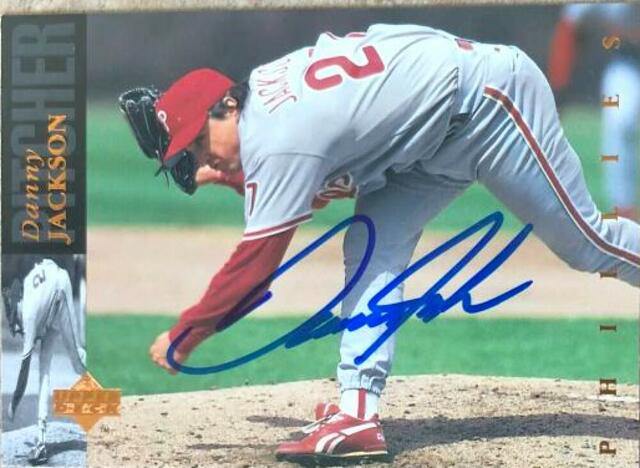 Danny Jackson Signed 1994 Upper Deck Baseball Card - Philadelphia Phillies - PastPros