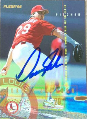 Danny Jackson Signed 1995 Fleer Update Baseball Card - St Louis Cardinals - PastPros