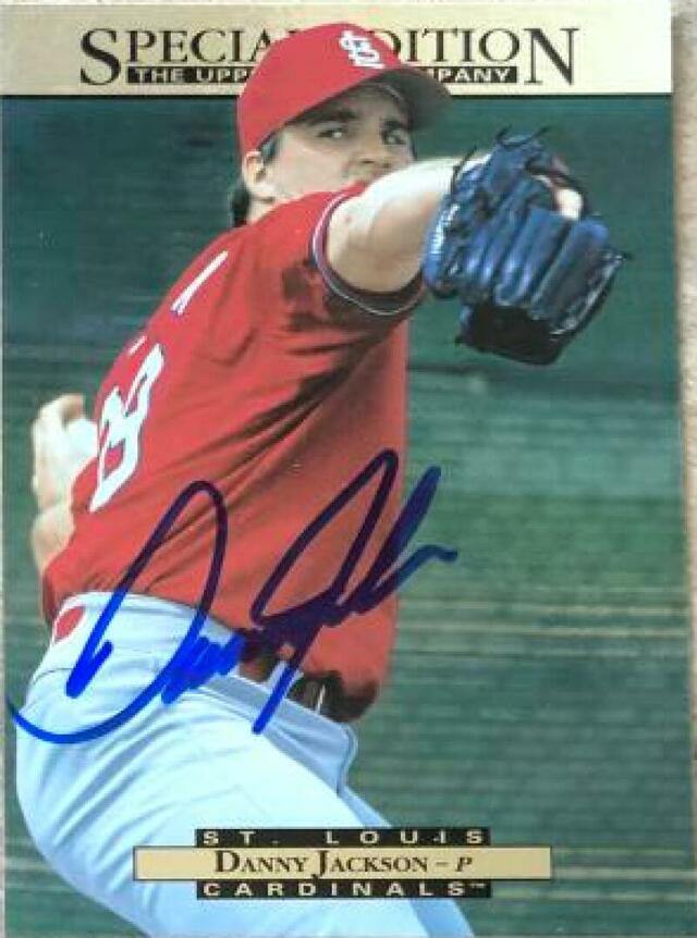 Danny Jackson Signed 1995 Upper Deck Special Edition Baseball Card - St Louis Cardinals - PastPros